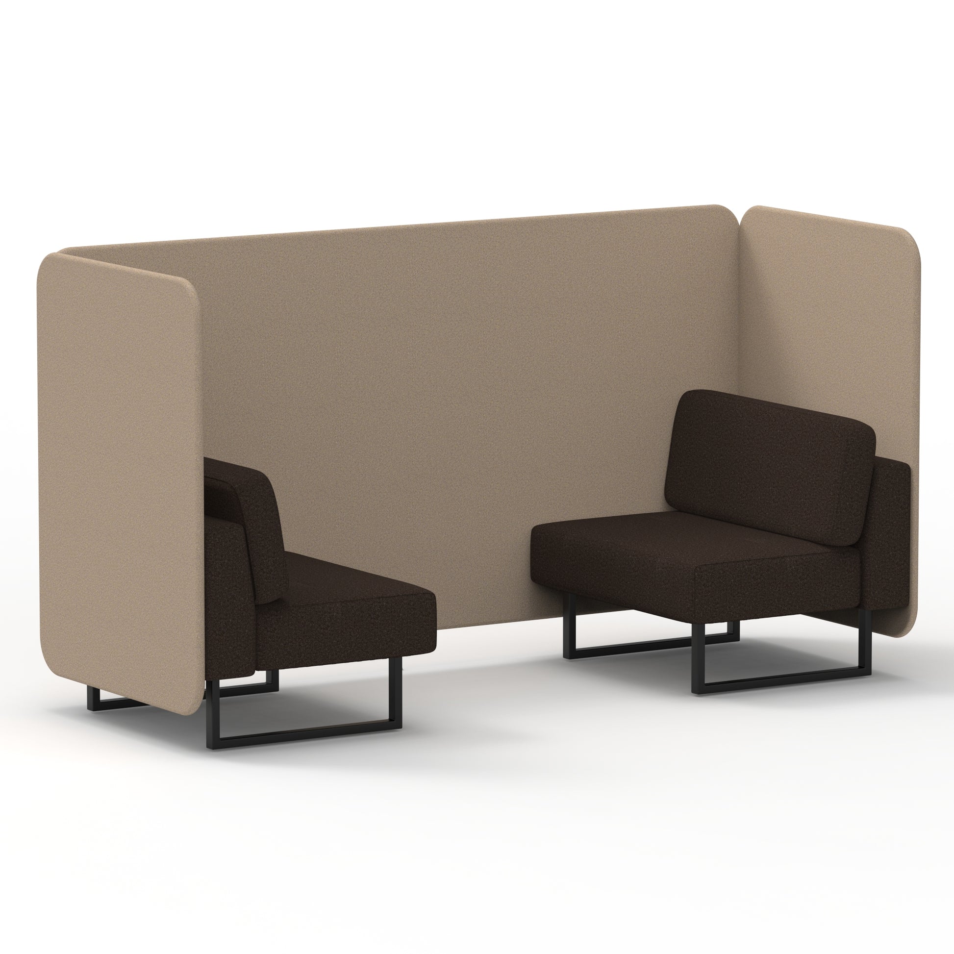 Brixworth Bench Booth in Two Tone