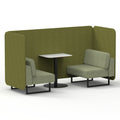  Rivet - Olive Panels And Burnish Sofa