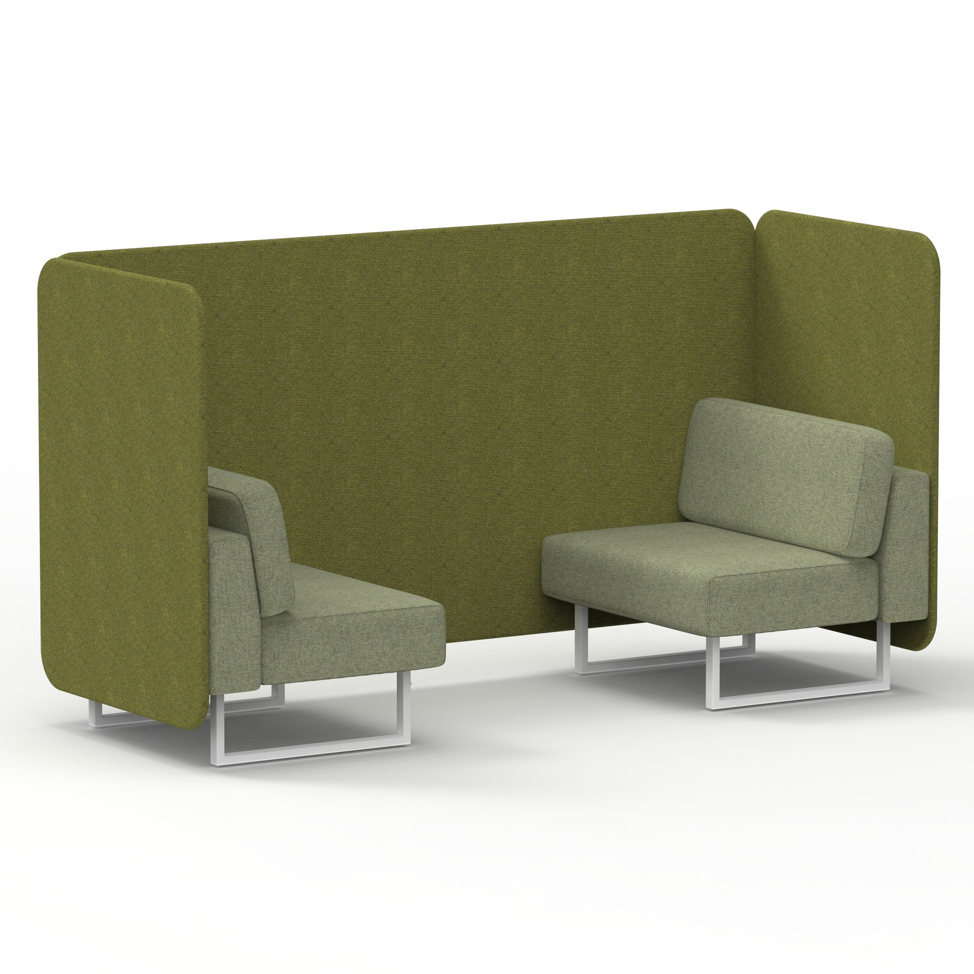Brixworth Bench Booth in Two Tone