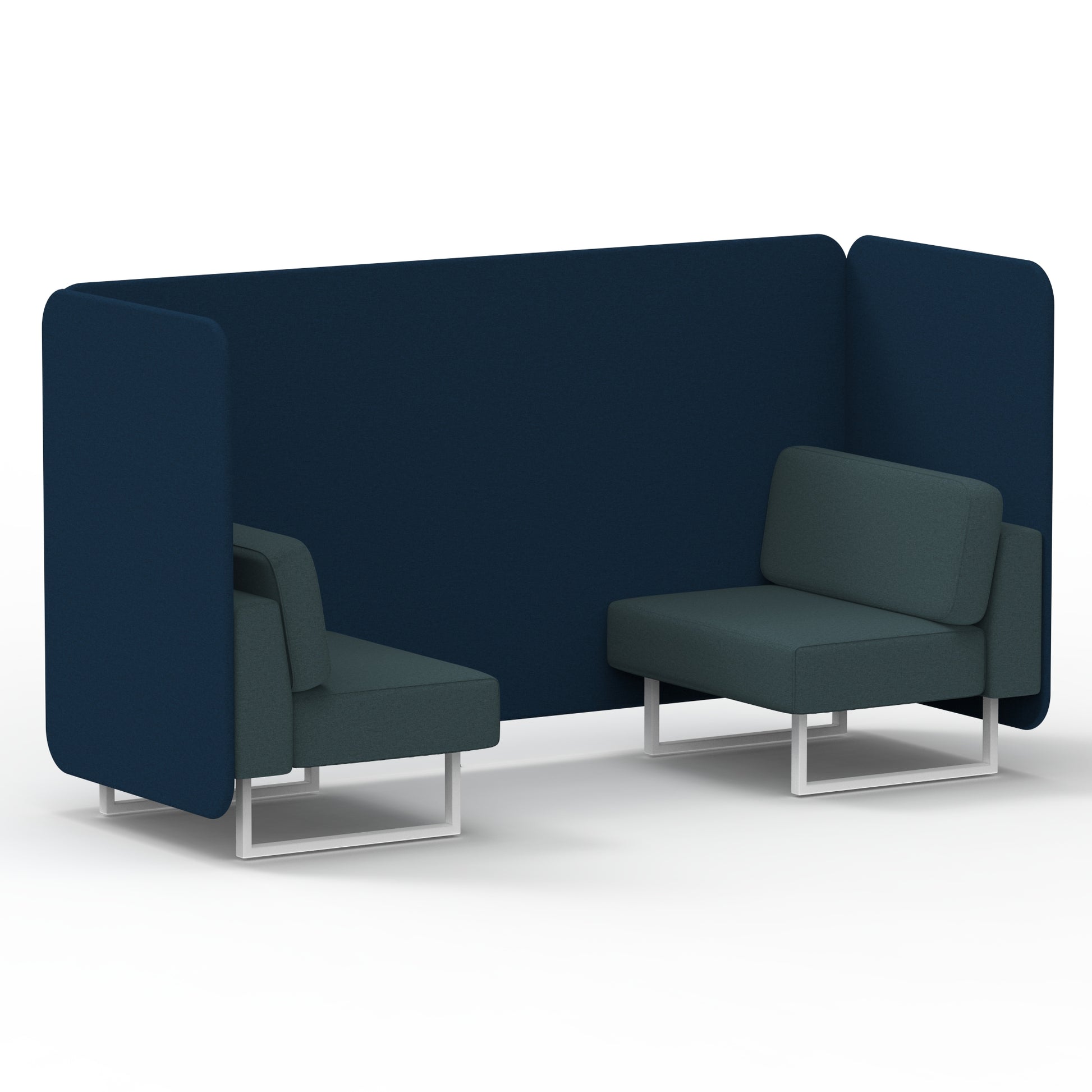 Brixworth Bench Booth in Two Tone