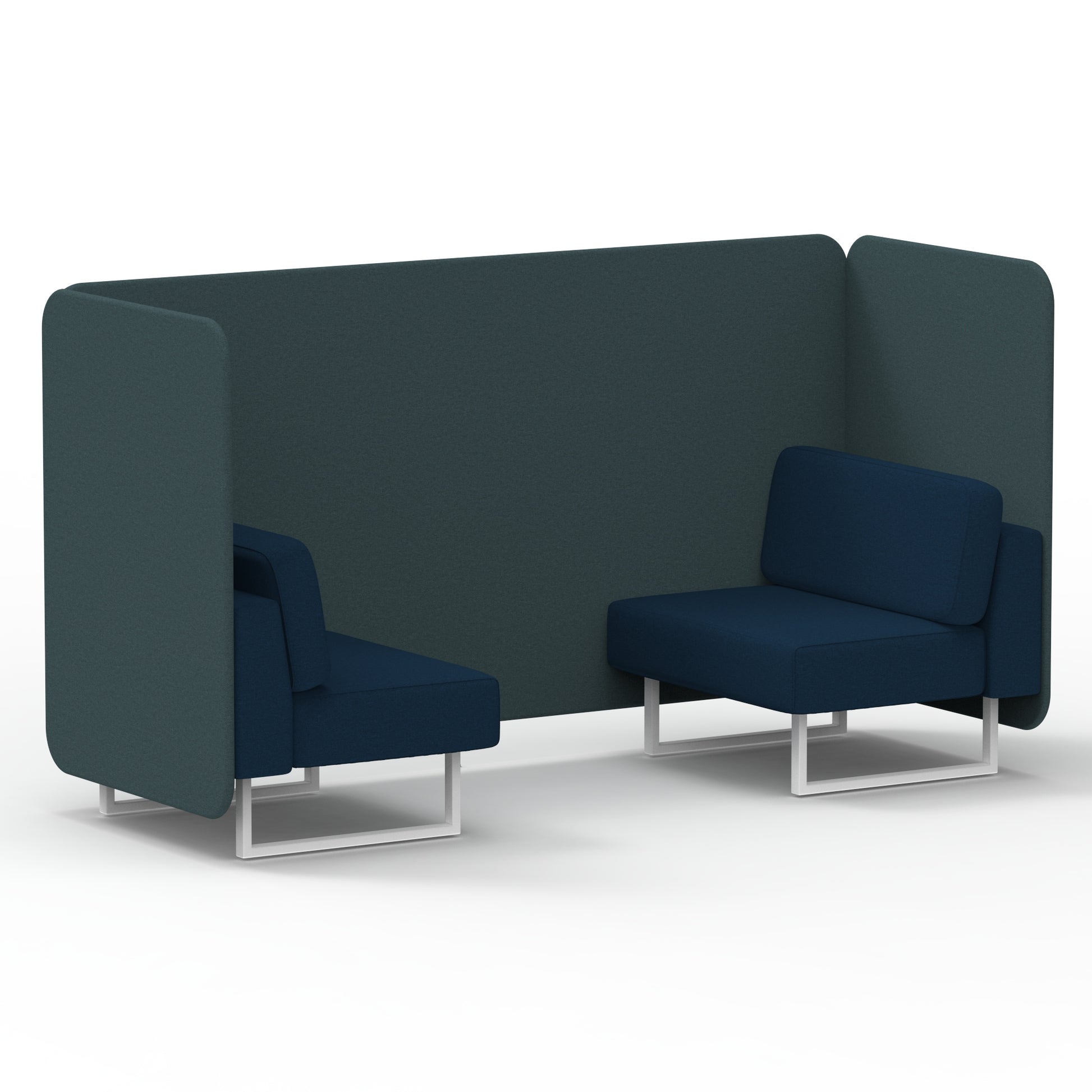 Brixworth Bench Booth in Two Tone