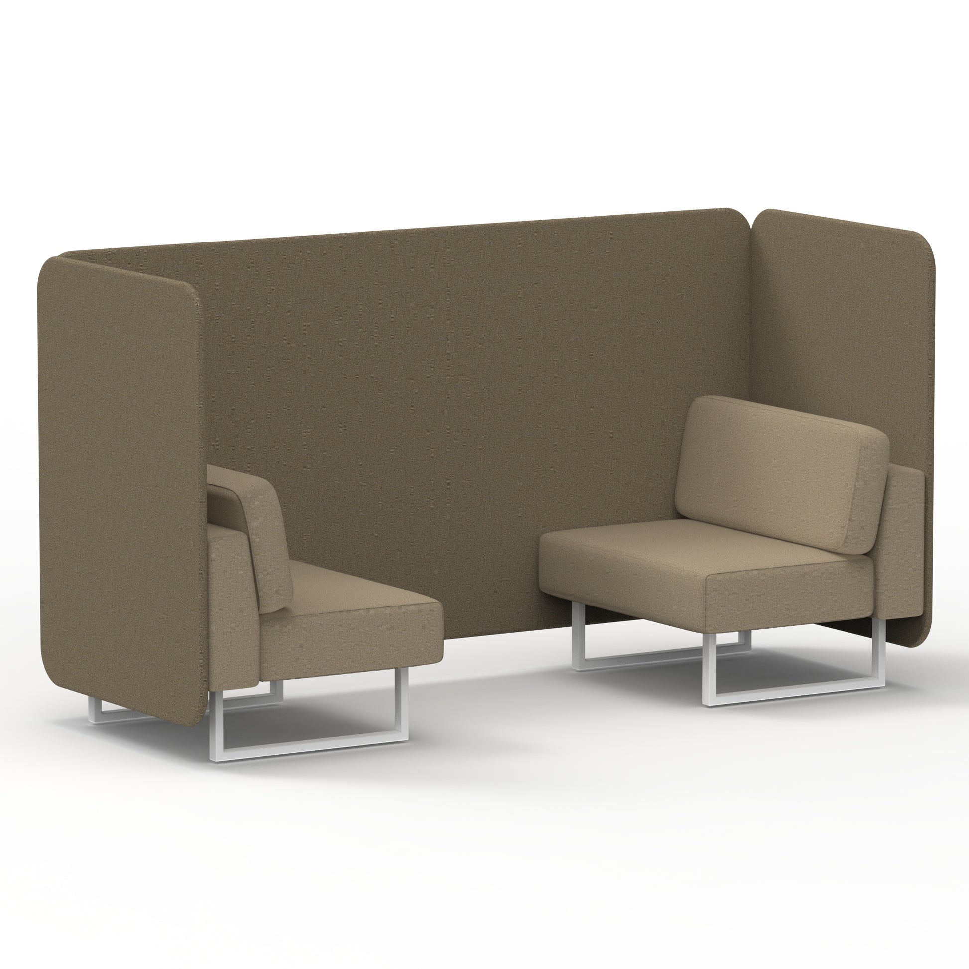 Brixworth Bench Booth in Two Tone
