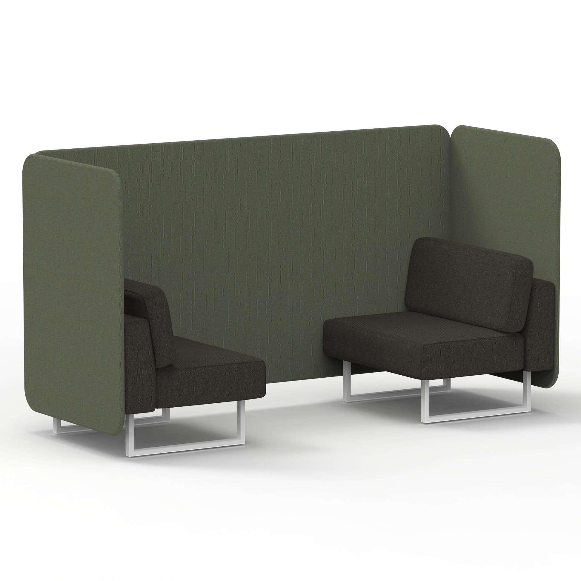 Brixworth Bench Booth in Two Tone