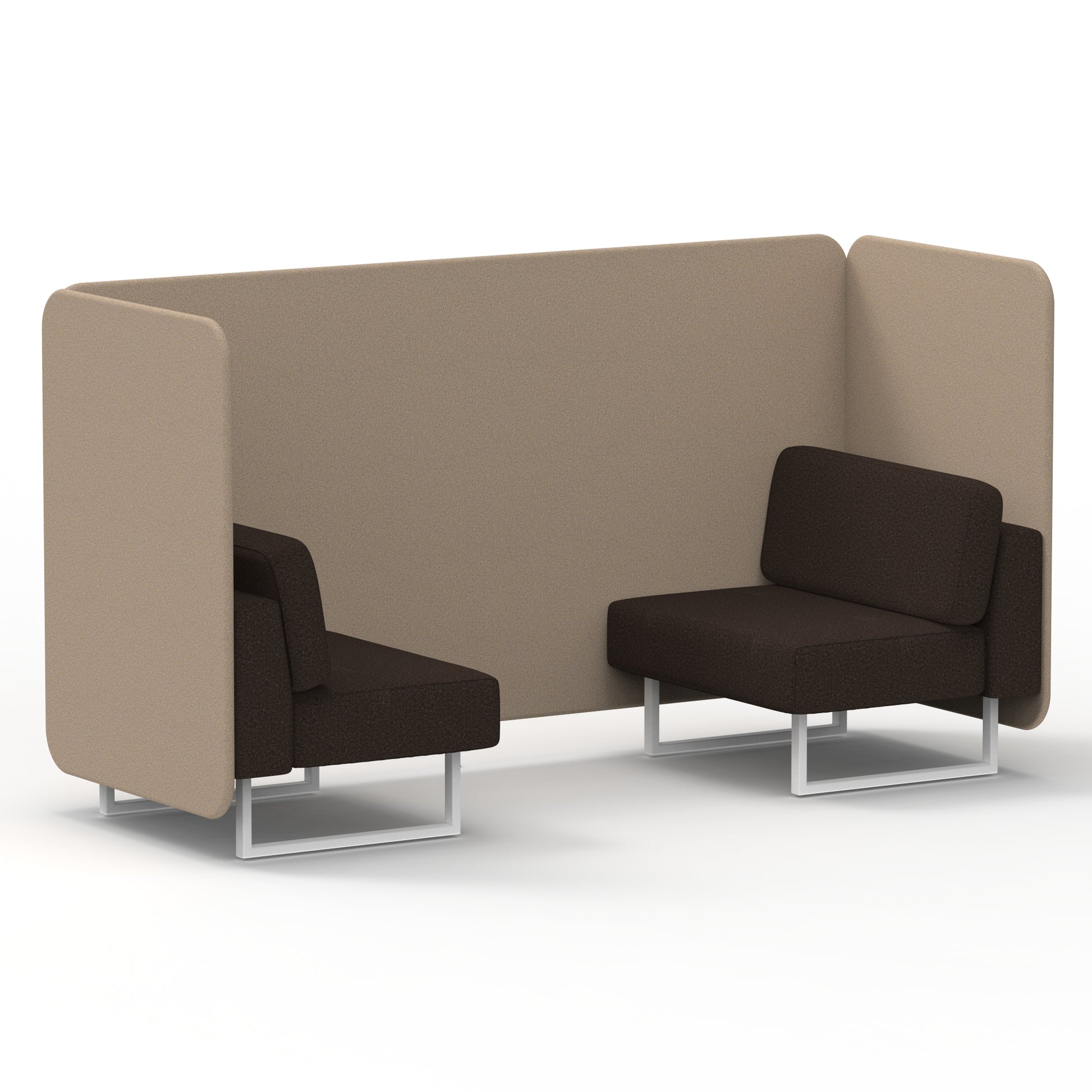 Brixworth Bench Booth in Two Tone