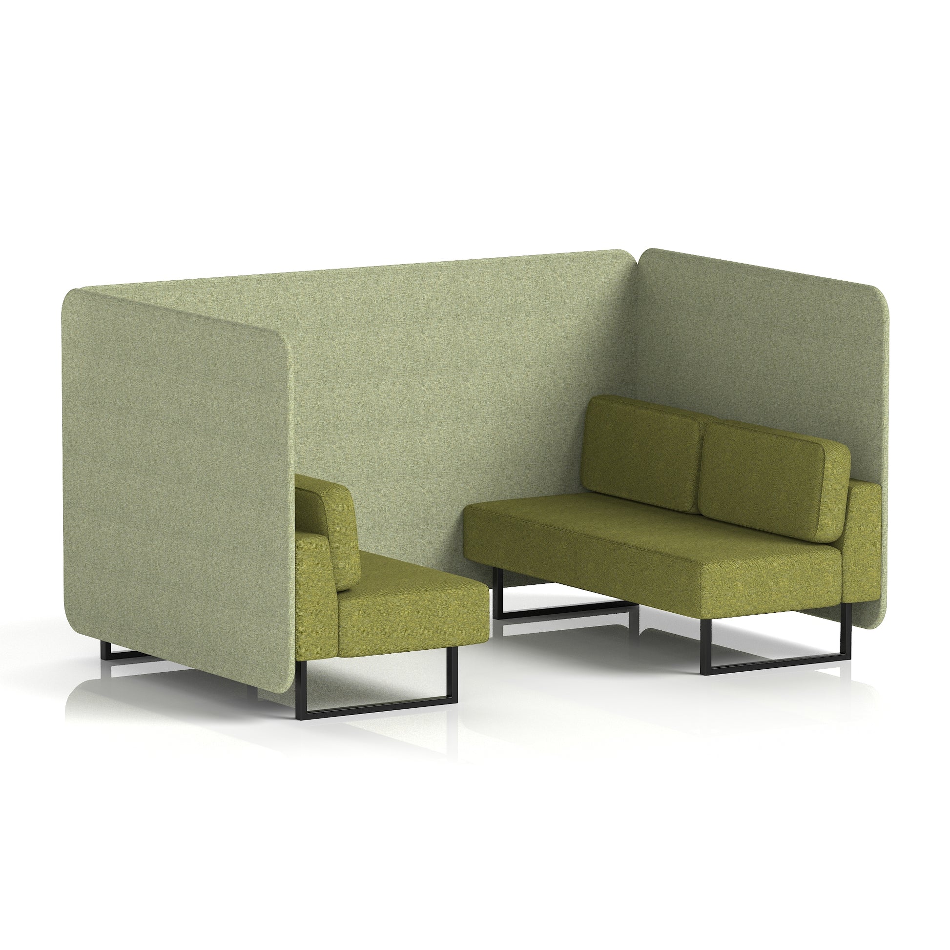 Brixworth Bench Booth in Two Tone