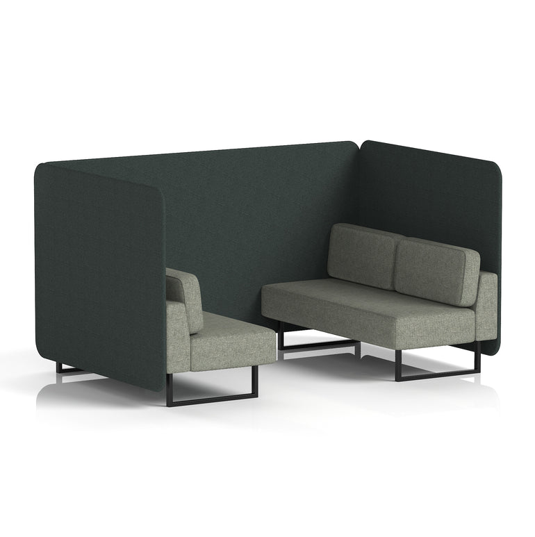 Brixworth Bench Booth in Two Tone