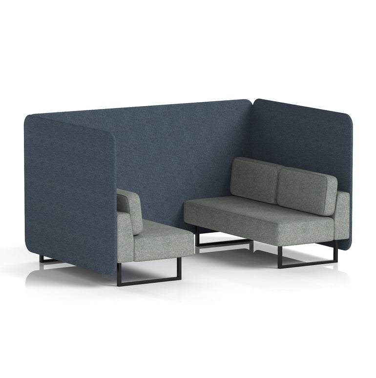 Brixworth Bench Booth in Two Tone