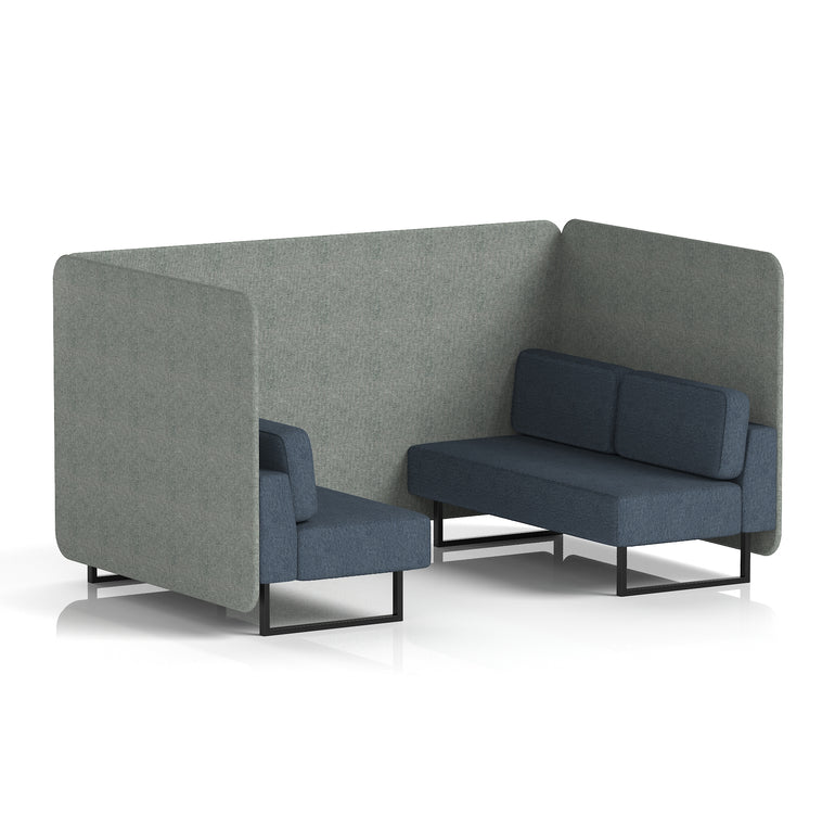 Brixworth Bench Booth in Two Tone
