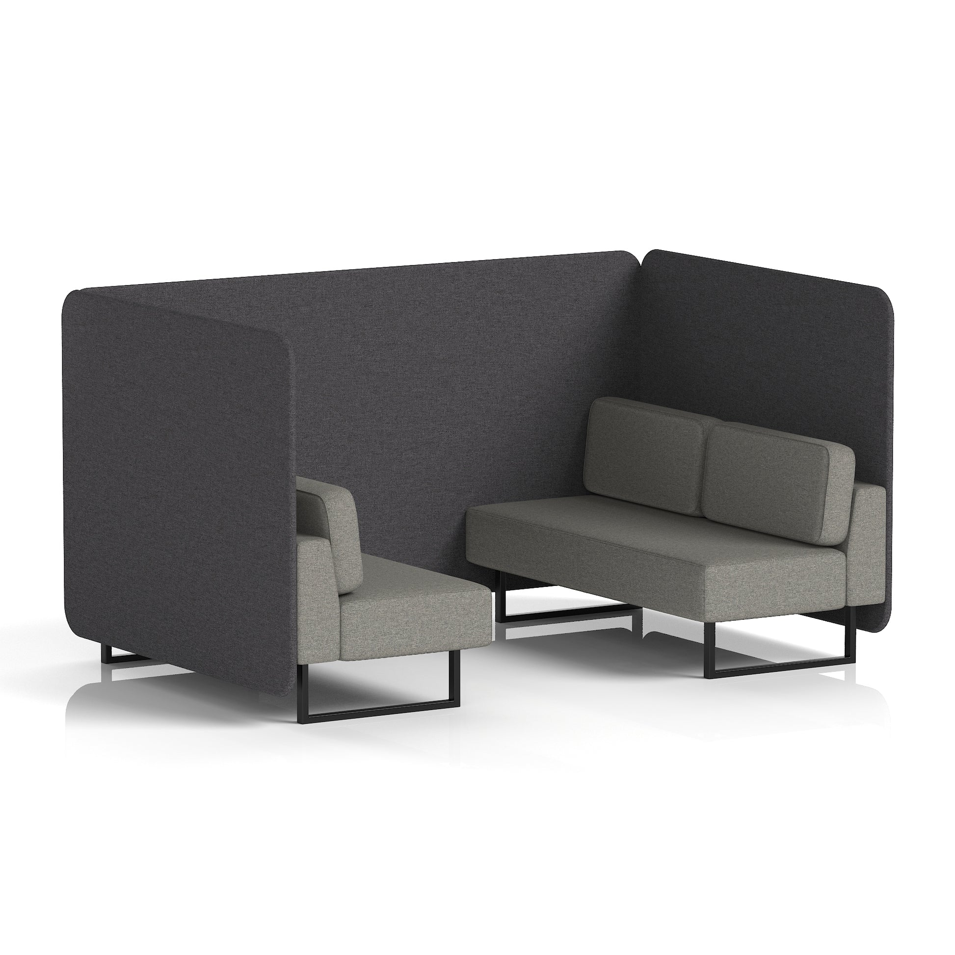 Brixworth Bench Booth in Two Tone
