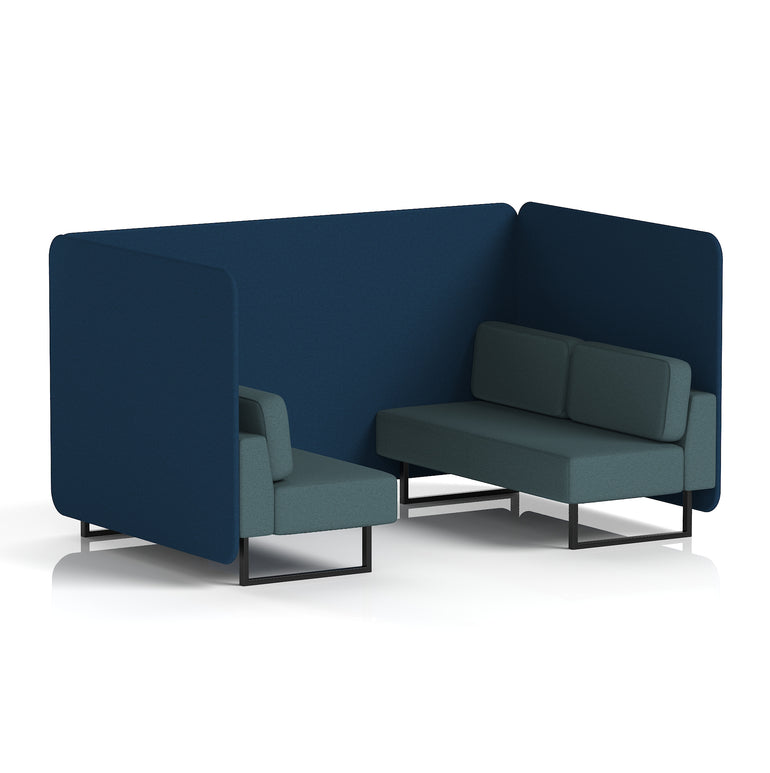 Brixworth Bench Booth in Two Tone