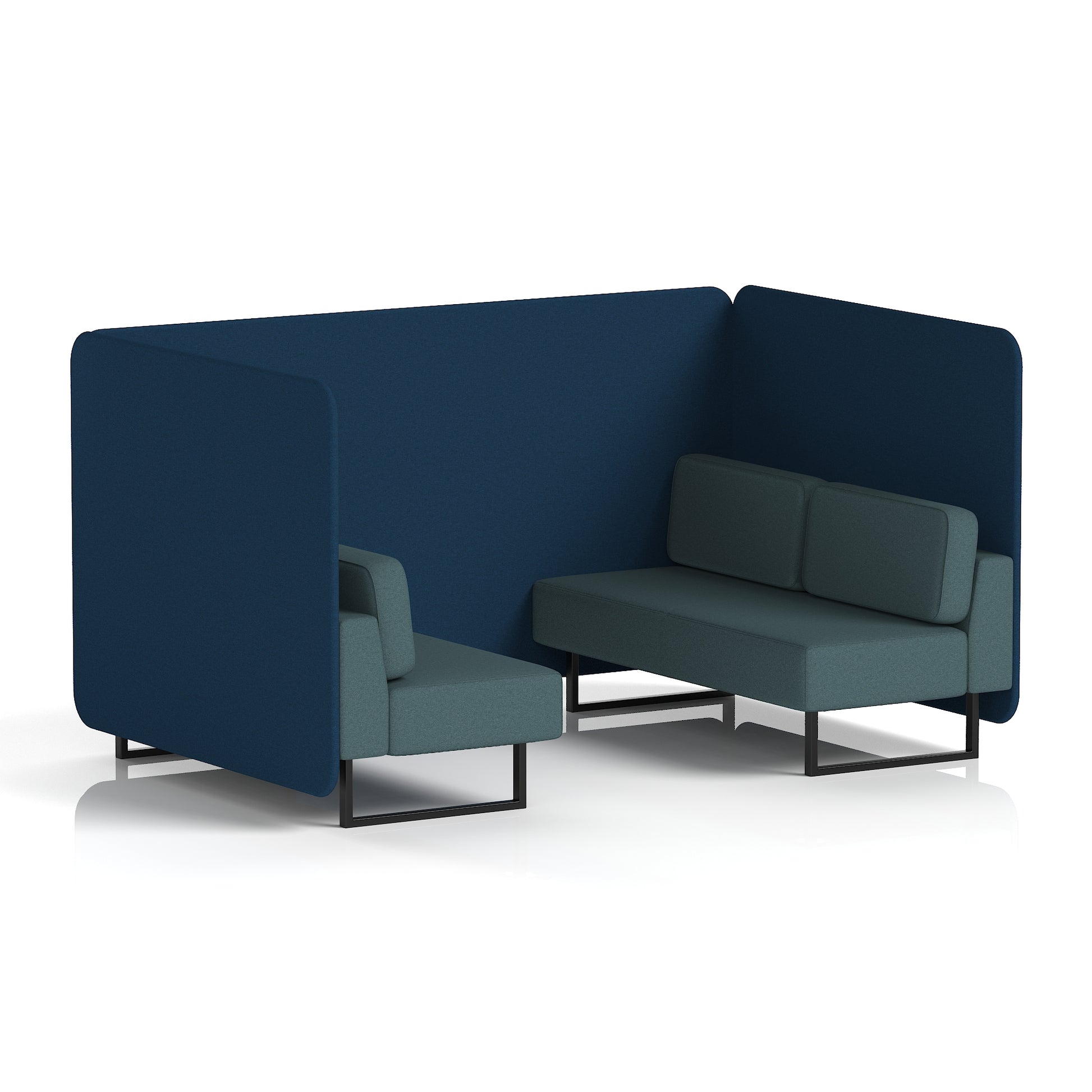Brixworth Bench Booth in Two Tone