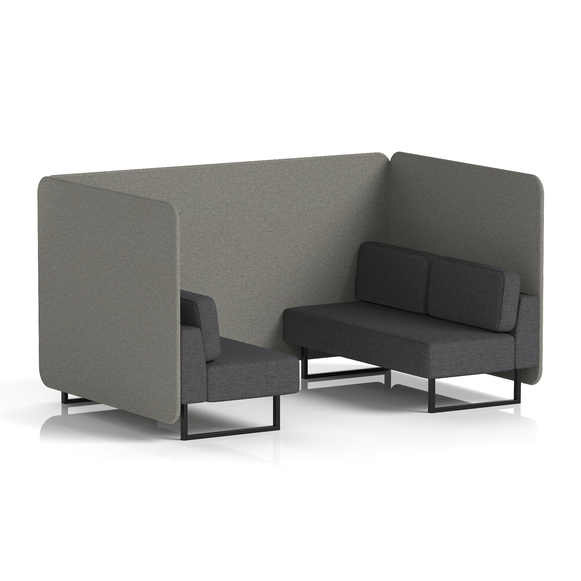 Brixworth Bench Booth in Two Tone