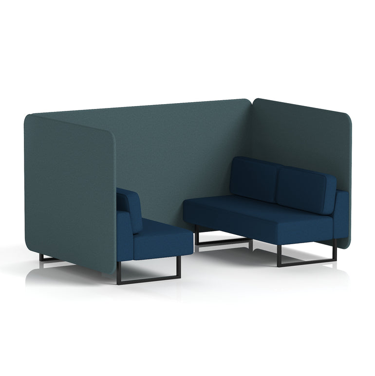 Brixworth Bench Booth in Two Tone