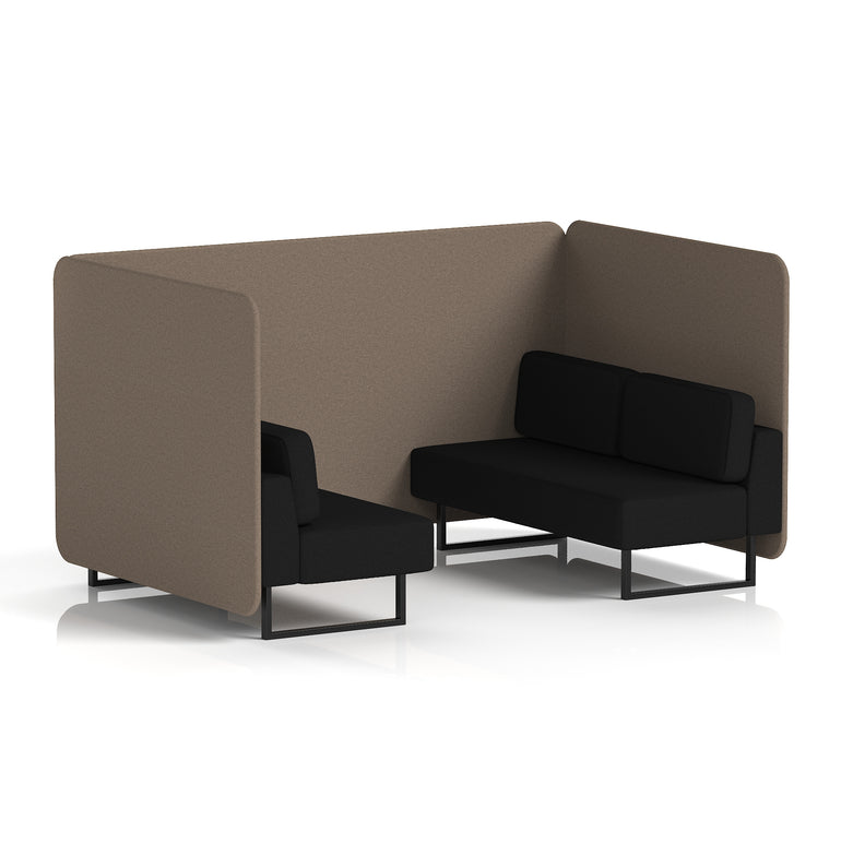 Brixworth Bench Booth in Two Tone