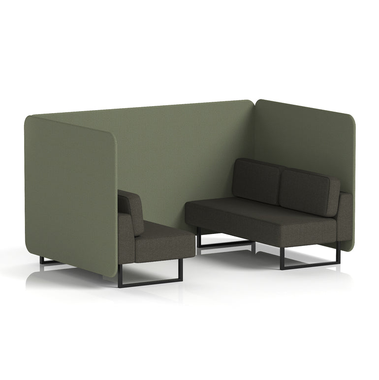 Brixworth Bench Booth in Two Tone