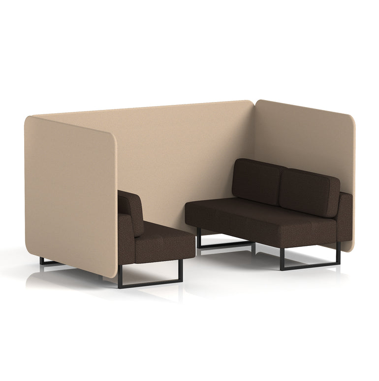 Brixworth Bench Booth in Two Tone