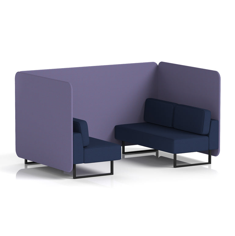 Brixworth Bench Booth in Two Tone