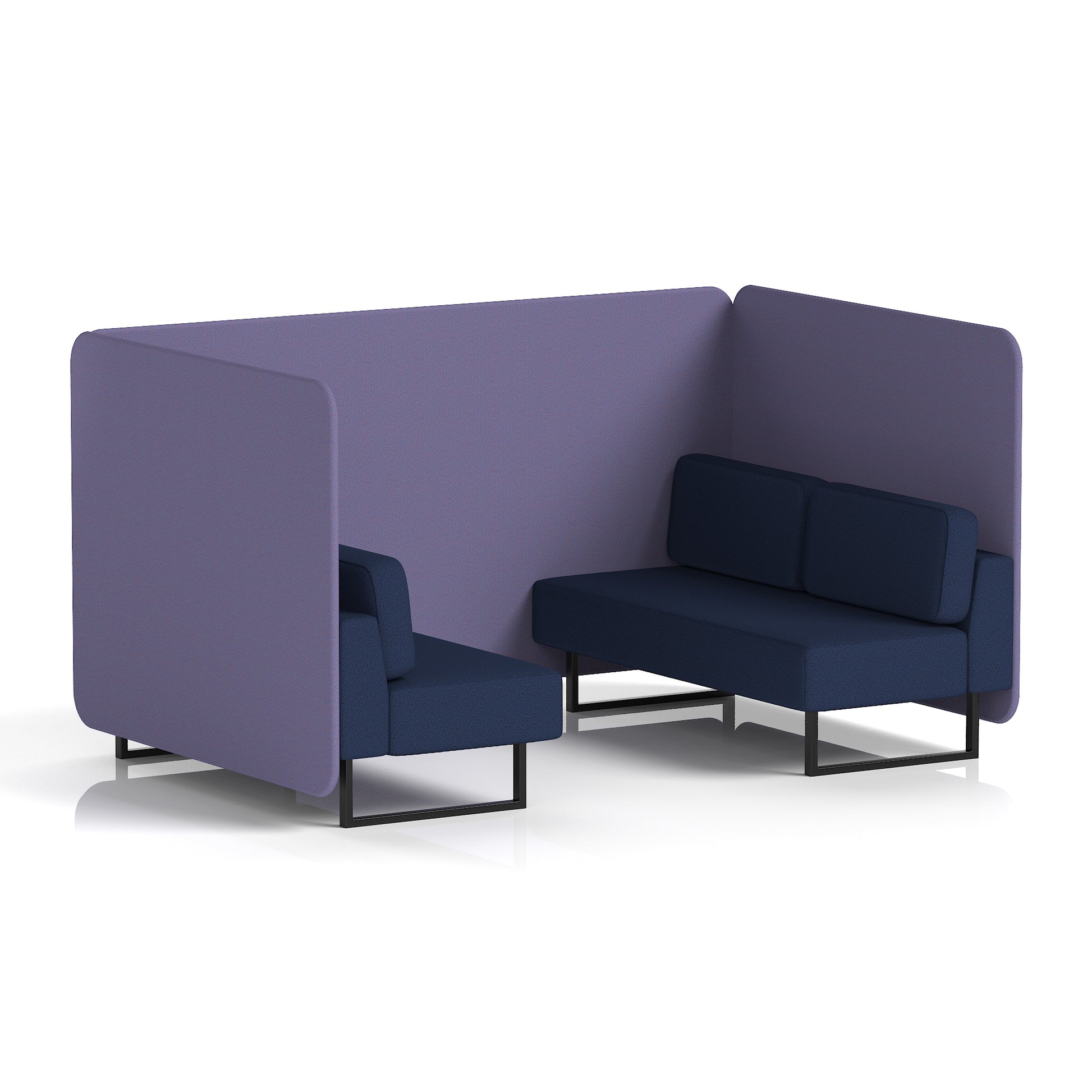 Brixworth Bench Booth in Two Tone