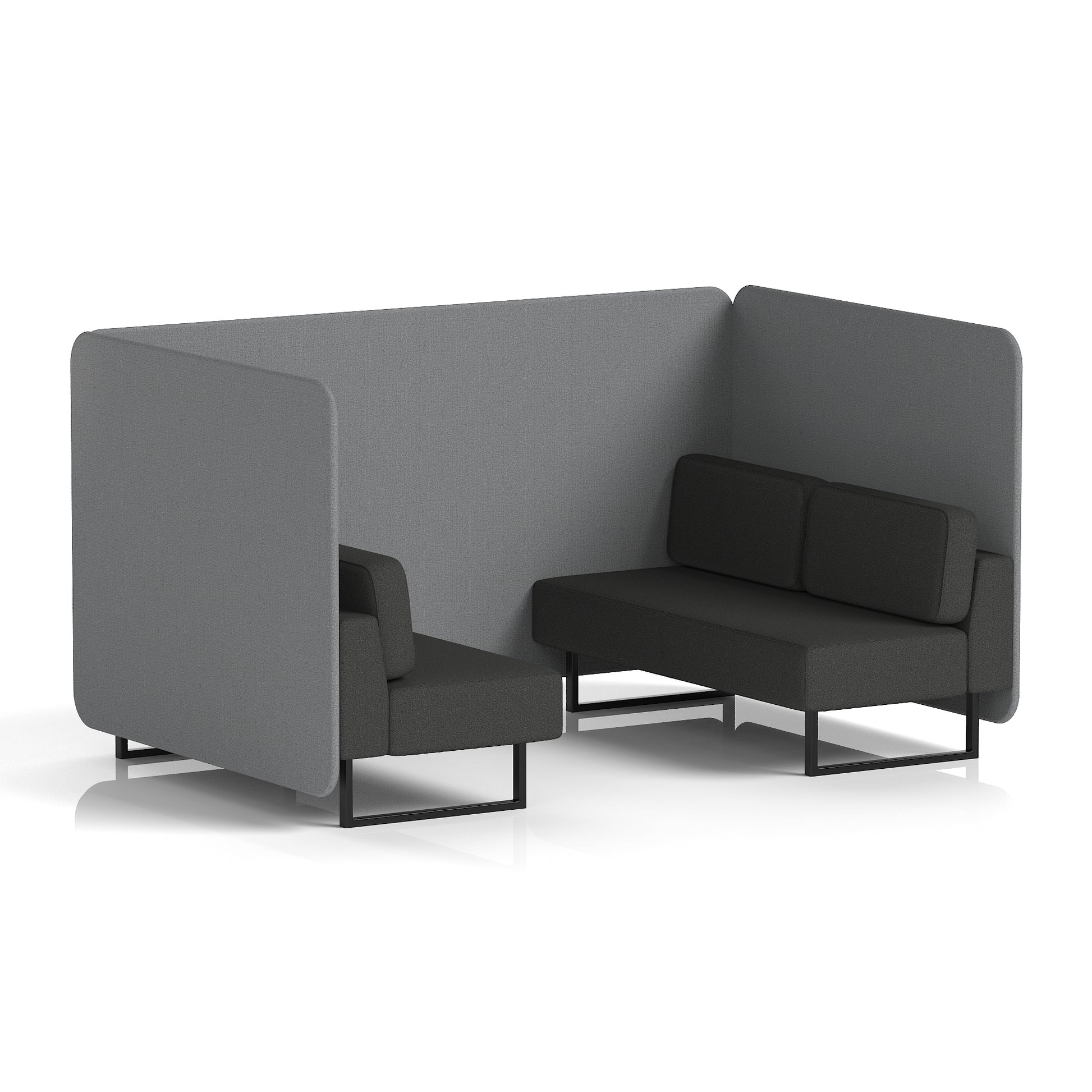 Brixworth Bench Booth in Two Tone