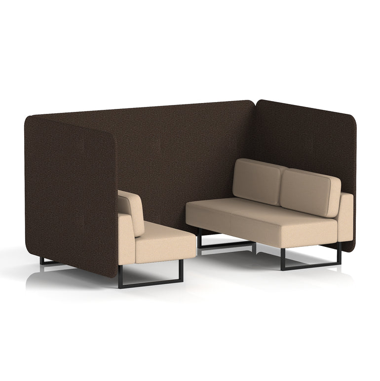 Brixworth Bench Booth in Two Tone