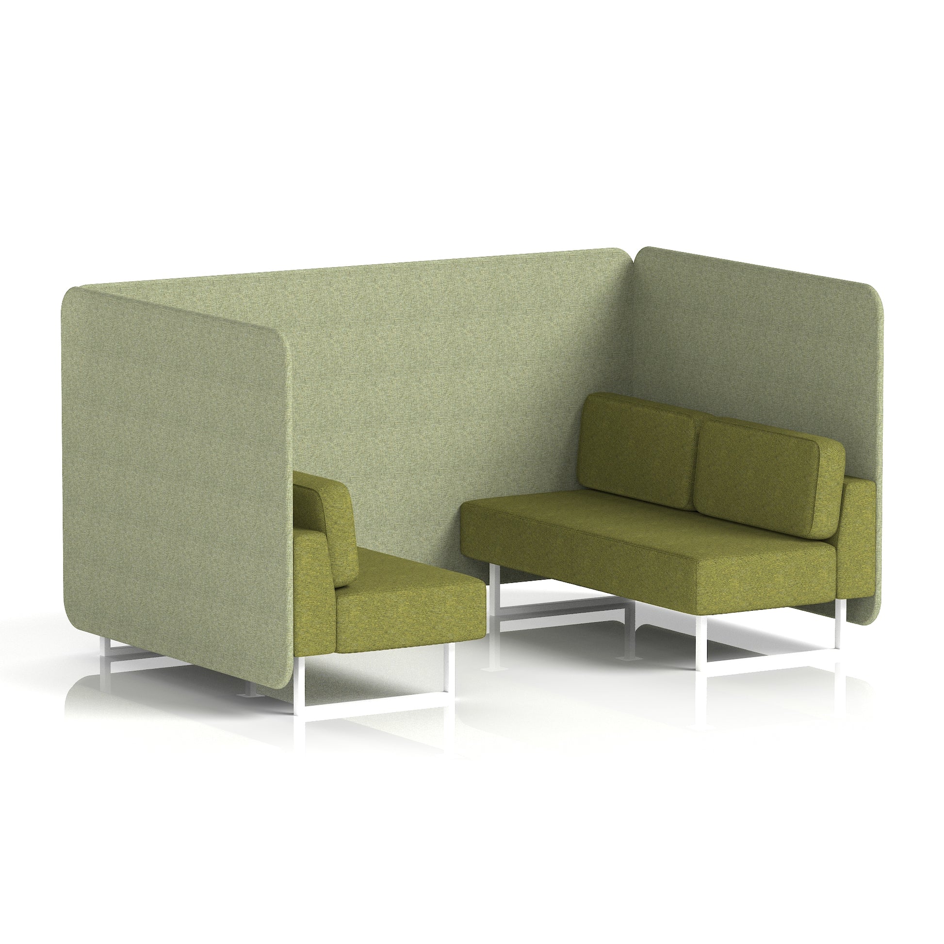 Brixworth Bench Booth in Two Tone