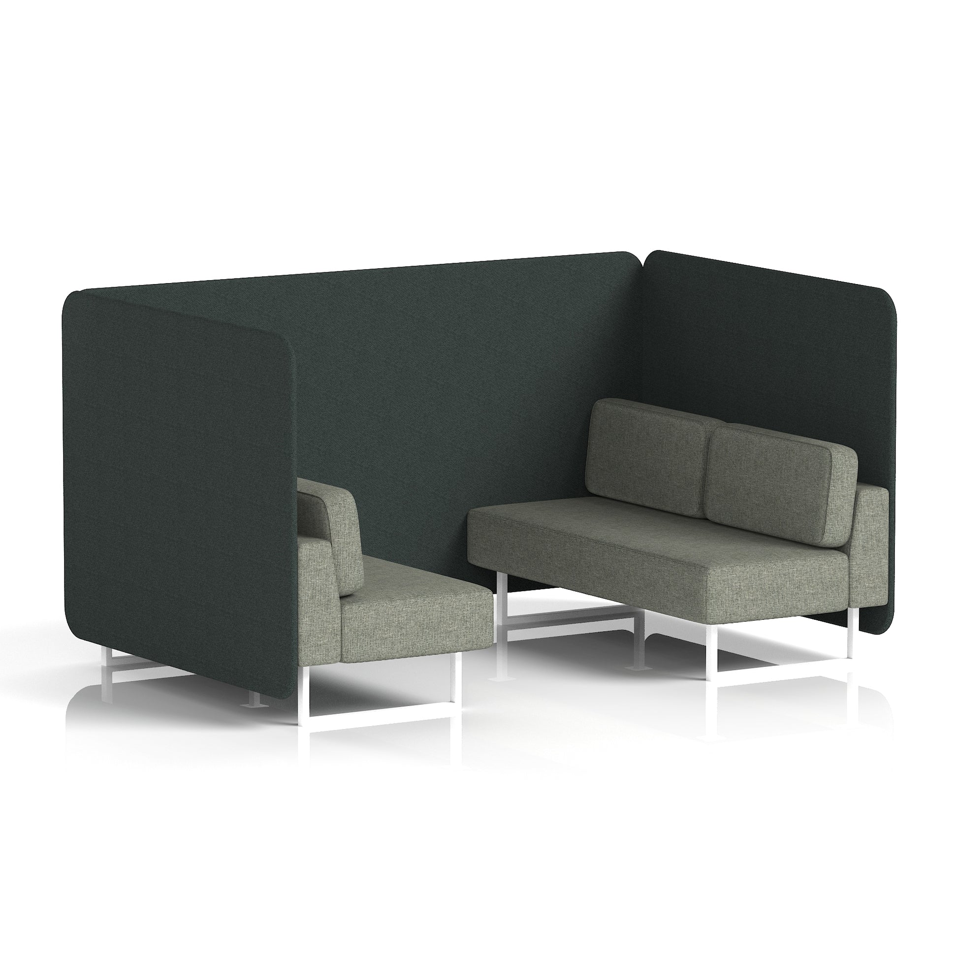 Brixworth Bench Booth in Two Tone