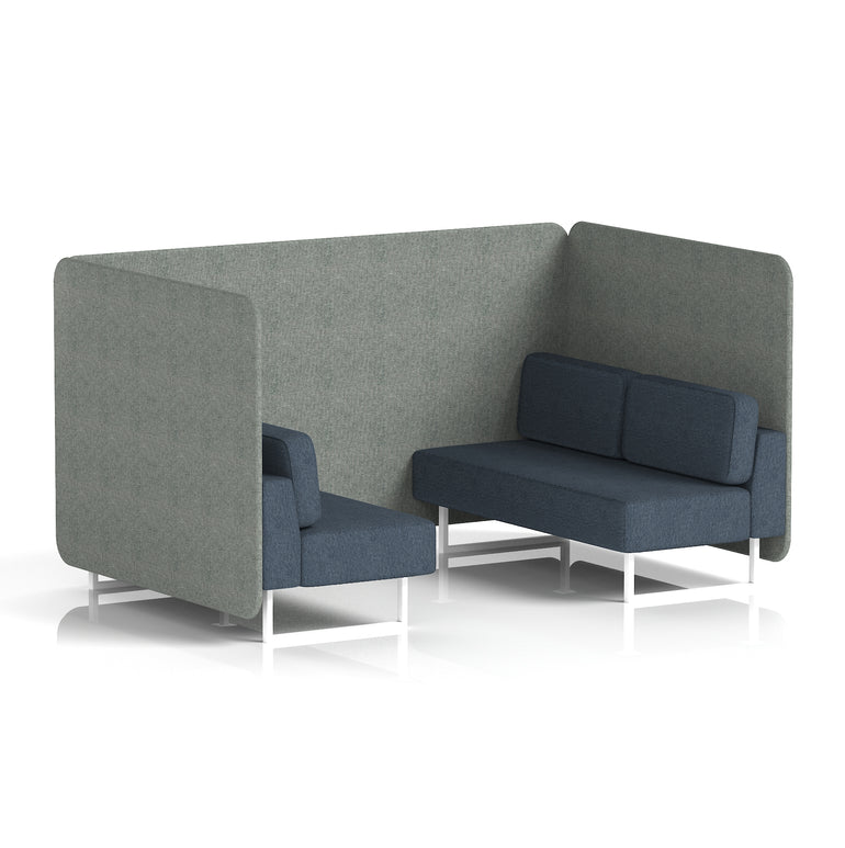 Brixworth Bench Booth in Two Tone