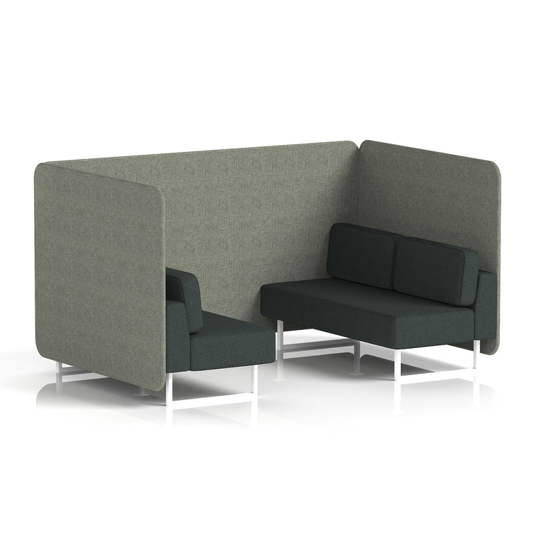 Brixworth Bench Booth in Two Tone