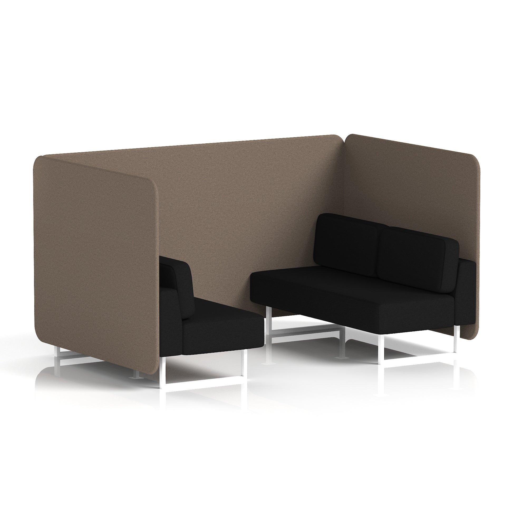 Brixworth Bench Booth in Two Tone