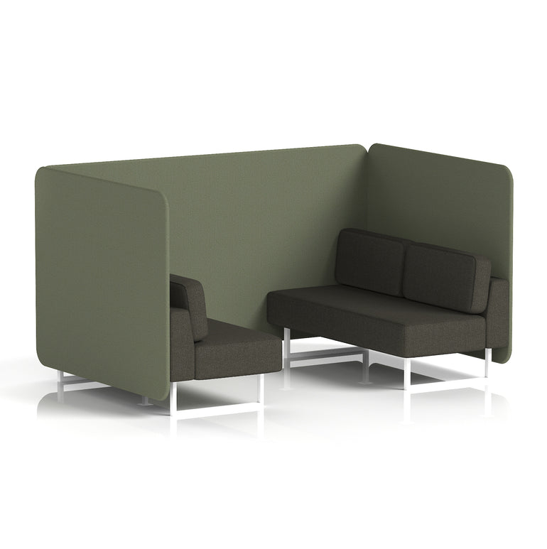 Brixworth Bench Booth in Two Tone