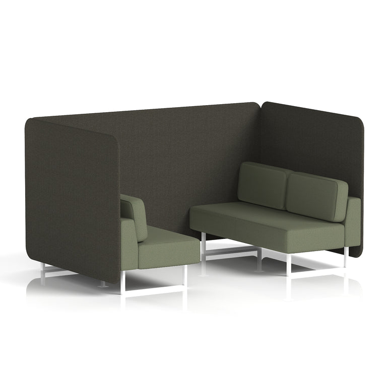 Brixworth Bench Booth in Two Tone