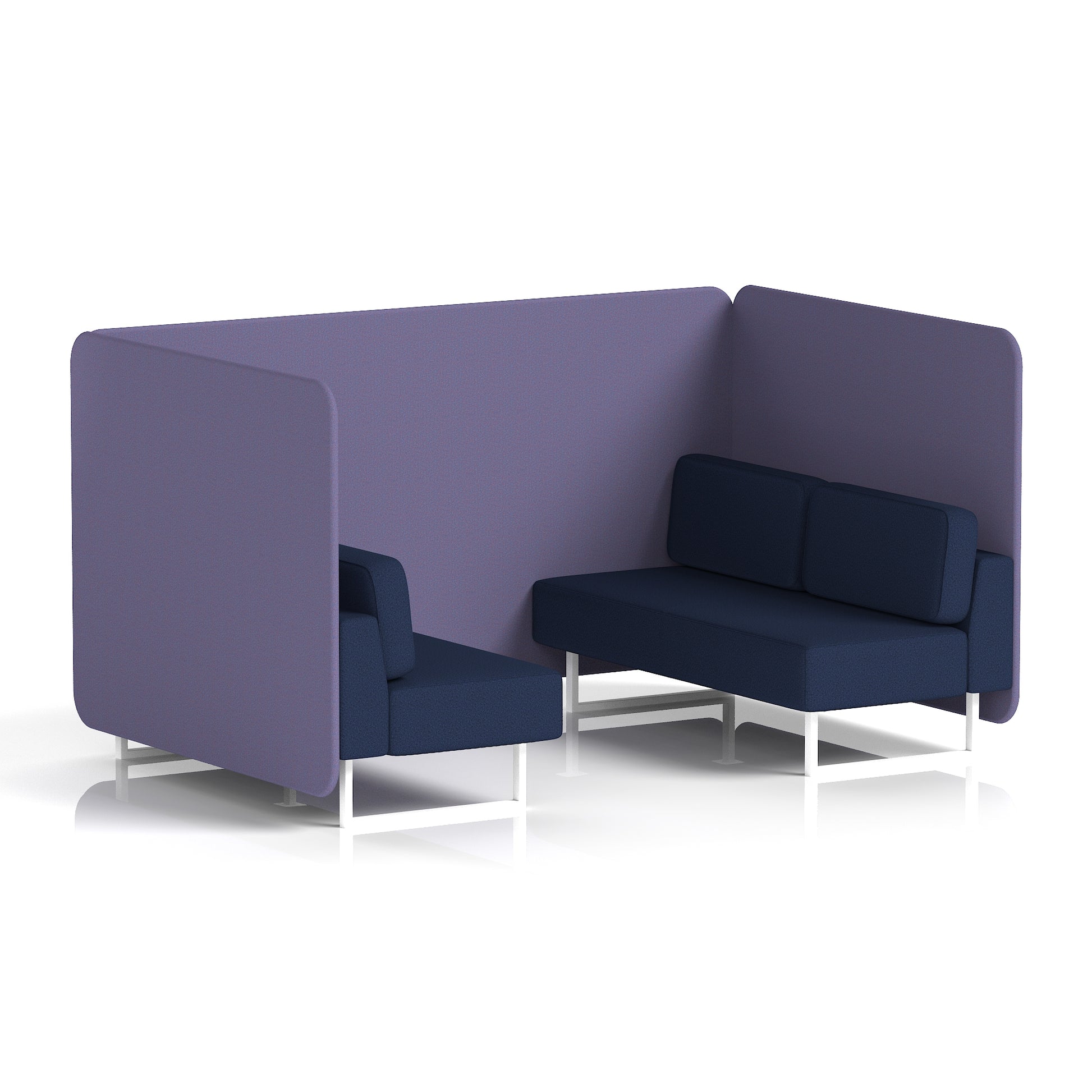 Brixworth Bench Booth in Two Tone