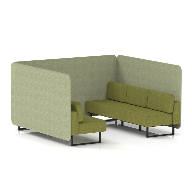 Brixworth Bench Booth in Two Tone