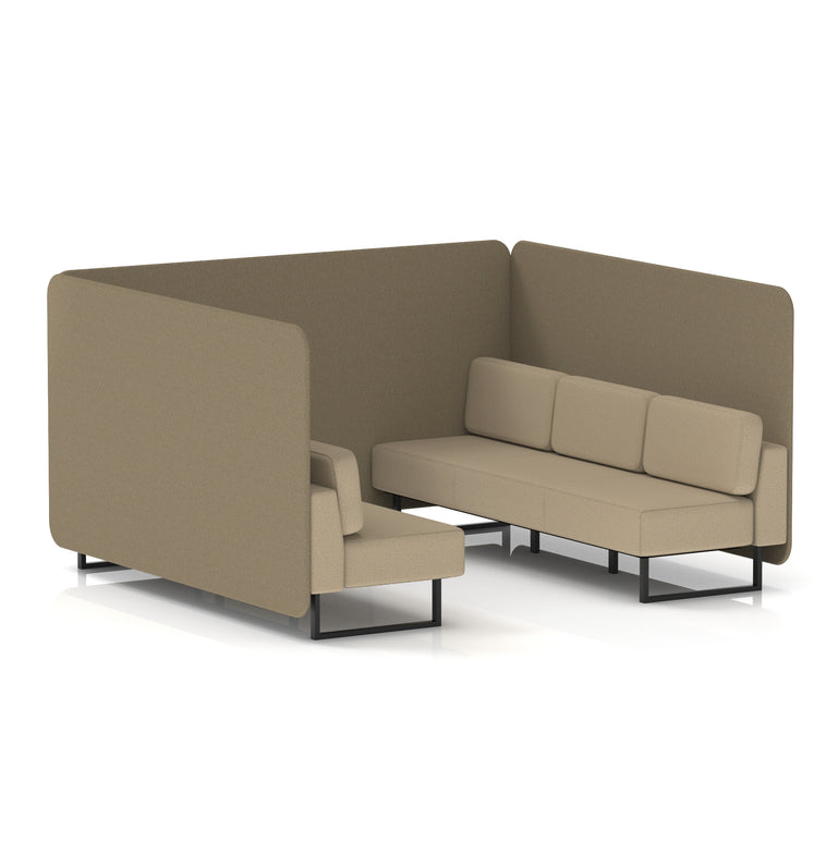 Brixworth Bench Booth in Two Tone