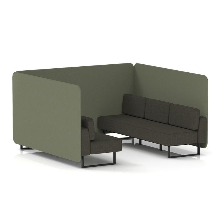 Brixworth Bench Booth in Two Tone