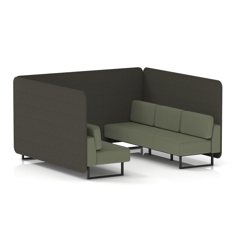 Brixworth Bench Booth in Two Tone
