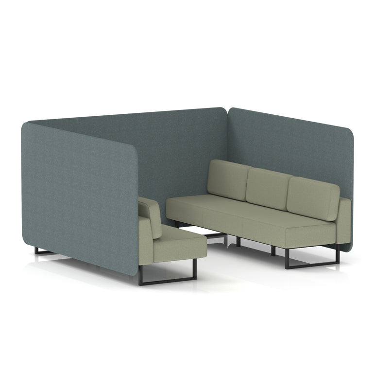 Brixworth Bench Booth in Two Tone