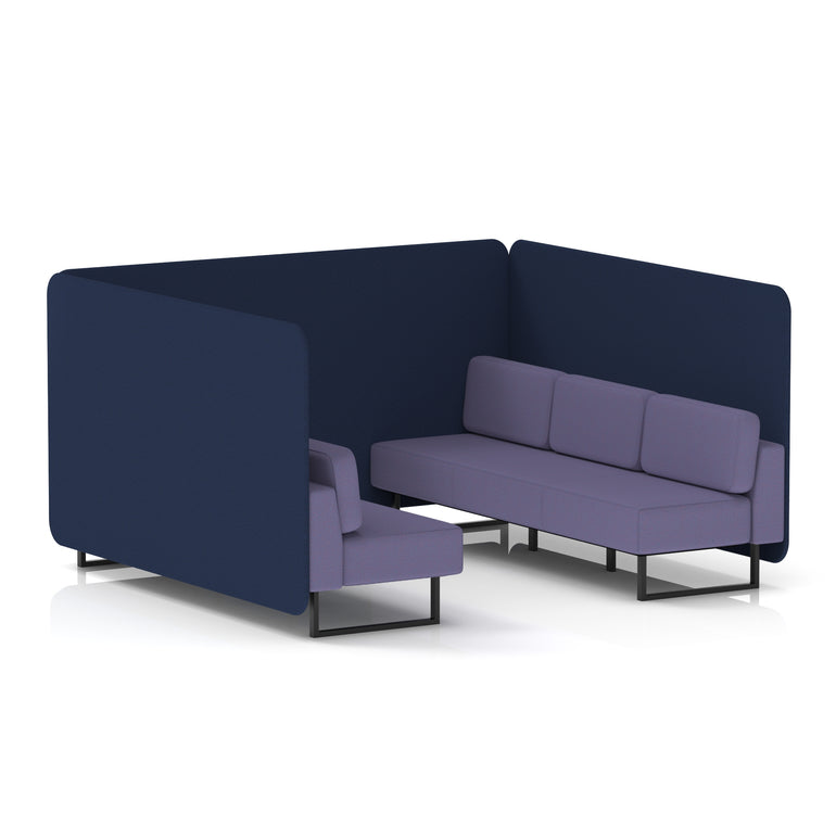 Brixworth Bench Booth in Two Tone