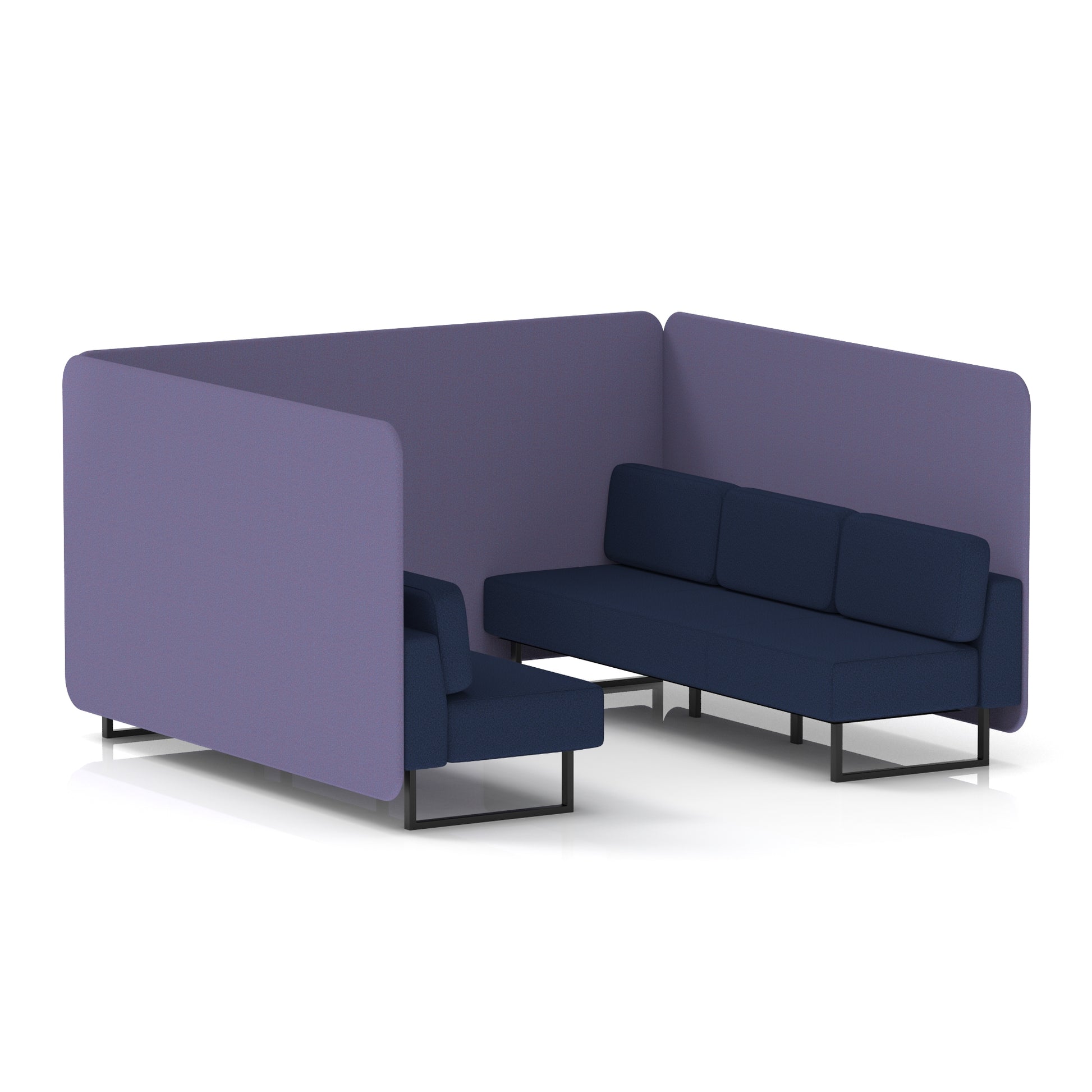 Brixworth Bench Booth in Two Tone