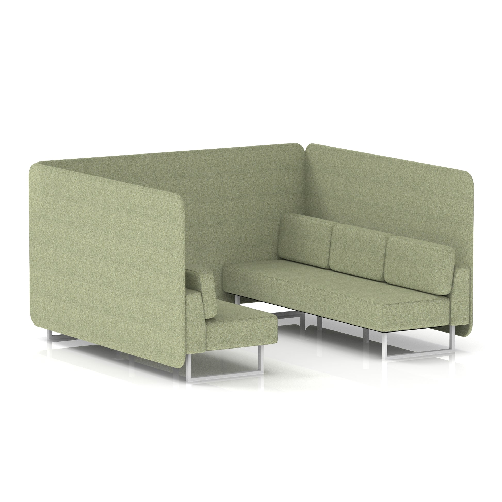 Brixworth Bench Booth in Single Tone