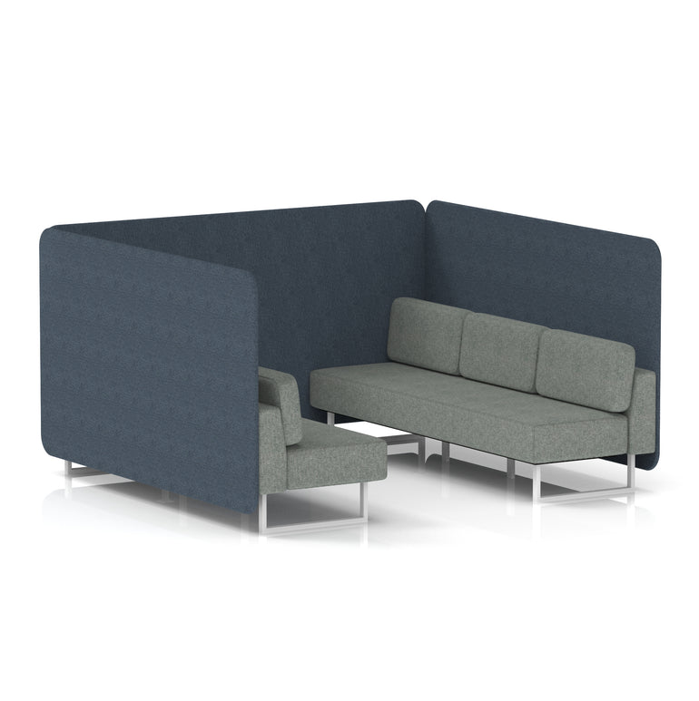 Brixworth Bench Booth in Two Tone
