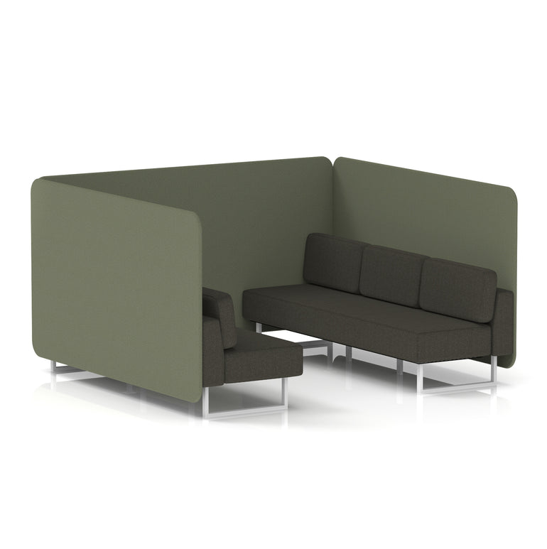 Brixworth Bench Booth in Two Tone