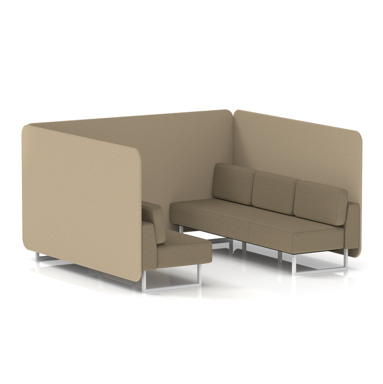 Brixworth Bench Booth in Two Tone