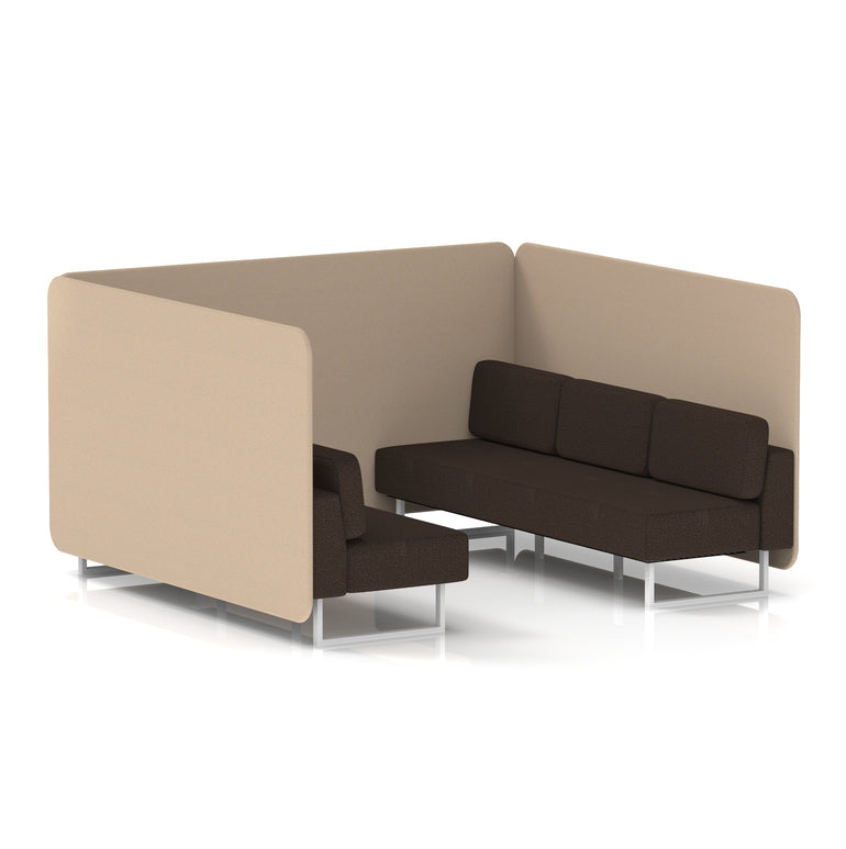 Brixworth Bench Booth in Two Tone