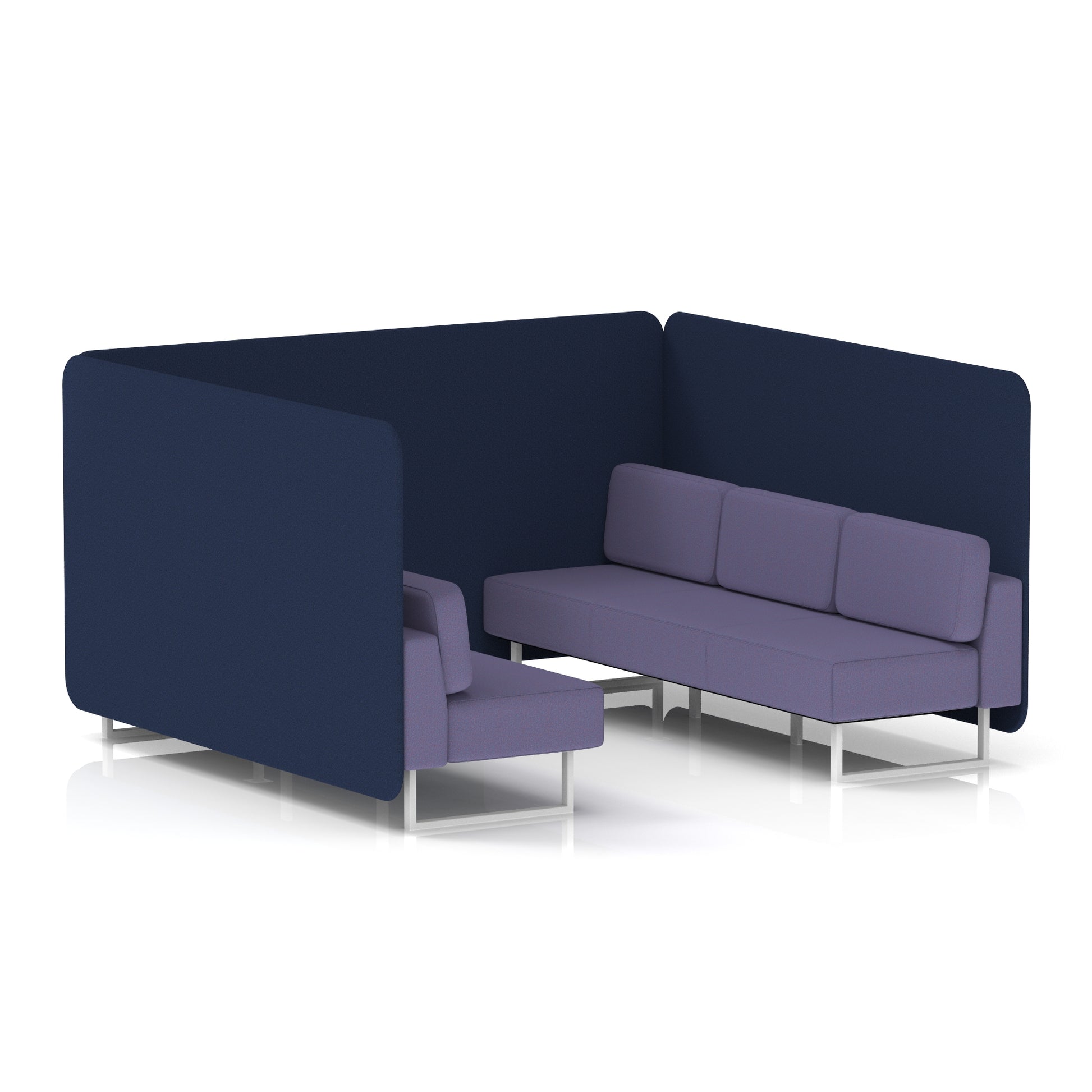 Brixworth Bench Booth in Two Tone
