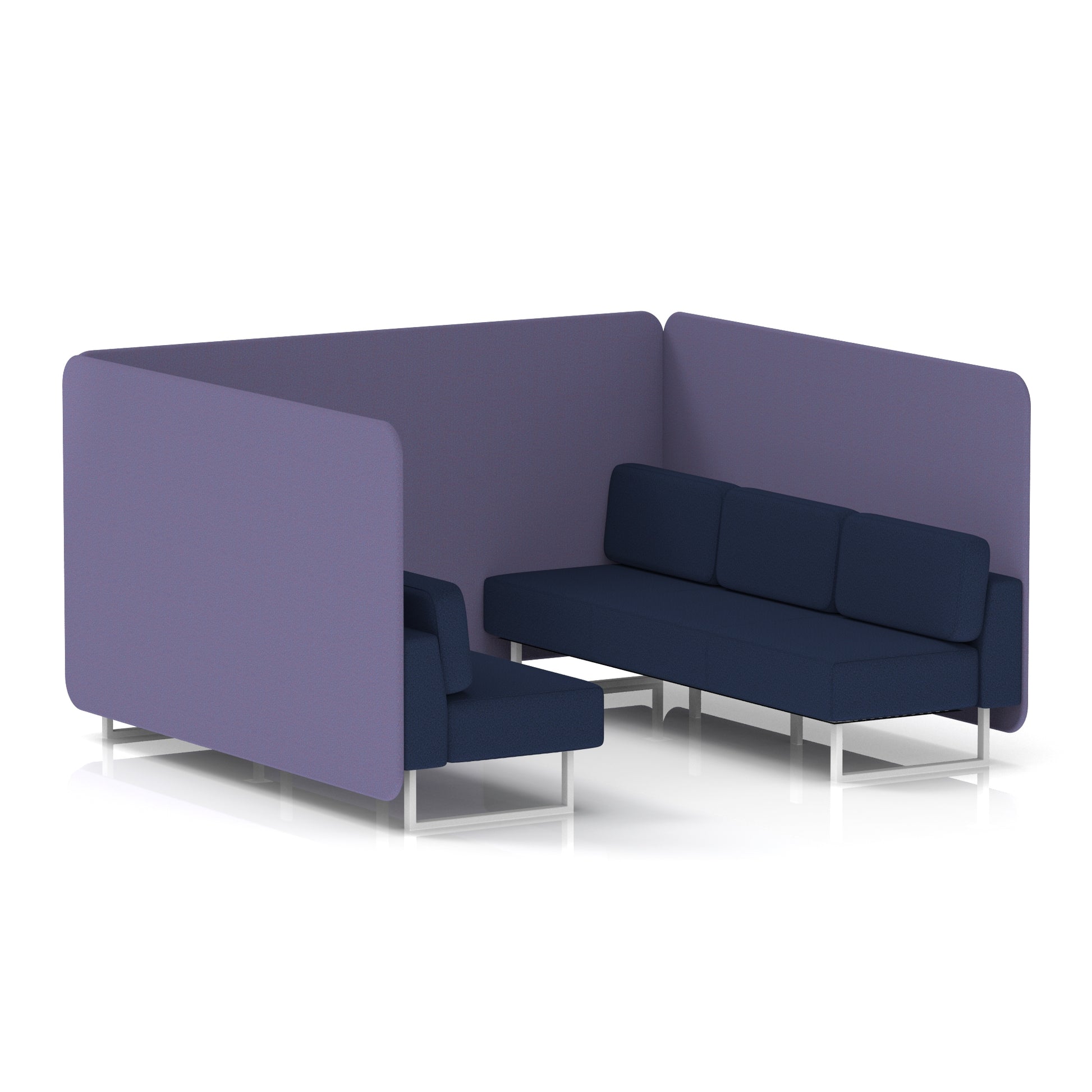 Brixworth Bench Booth in Two Tone