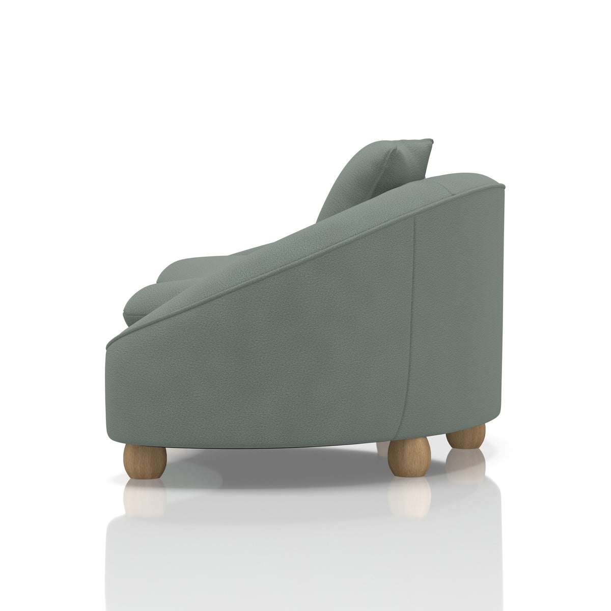 Mimi 3 Seater Curved Sofa