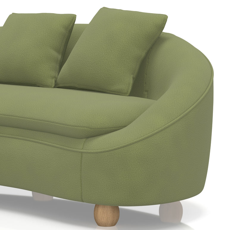 Mimi 3 Seater Curved Sofa