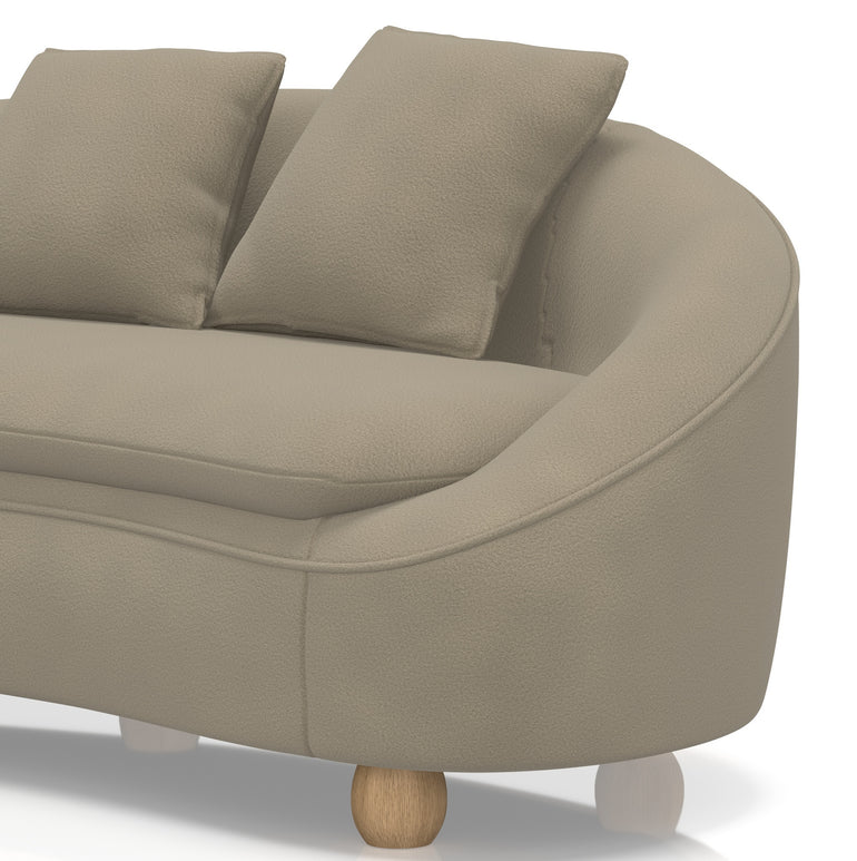 Mimi 3 Seater Curved Sofa