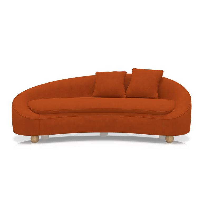 Mimi 3 Seater Curved Sofa